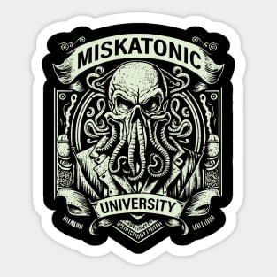 Cthulhu Miskatonic University Sticker